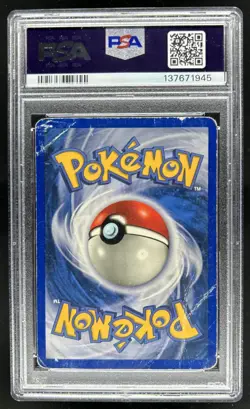 2002 Pokemon Legendary Collection Dark Vaporeon Reverse Holo #9/110 PSA 1 - Image 2