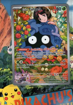 Pokemon TCG Ascended Heroes Erika’s Tangela 218/217 Illustration Rare NM/M - Image 1