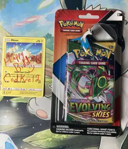 Pokemon TCG: Evolving Skies & Chilling Reign 2 pack Blister W/Pin New Sealed - Image 1