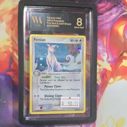 Pokemon Persian FireRed & LeafGreen Holo 44/112 WAG Graded 2004 English - Image 1