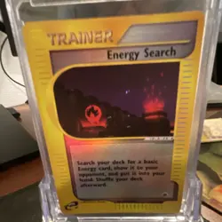 Pokemon Energy Search 153/165 Expedition Base Set Reverse Holo Trainer MP/HP - Image 1