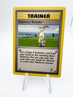 Pokemon Breeder Rare Base Set 2 105/130 LP - Image 3