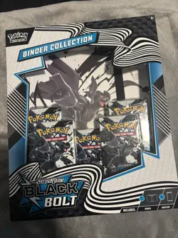 Pokemon Black Bolt Binder Collection - SV: Black Bolt - NEW/Sealed - Image 1
