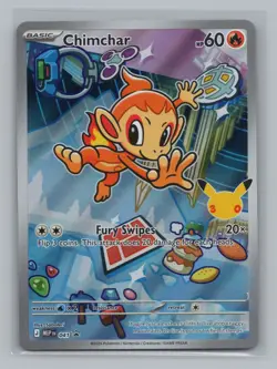 Chimchar Holo 041 ME: Mega Evolution Promo Pokemon TCG NM Promo - Image 1