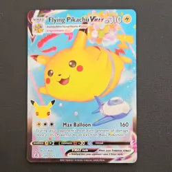 Pokemon Flying Pikachu VMAX Ultra Rare Full Art Holo Celebrations 007/025 HP310 - Image 1