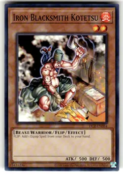 Yugioh Iron Blacksmith Kotetsu #DCR-EN064 Dark Crisis (25th Anni Edition) NM - Image 1