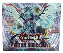 Yugioh PHOTON SHOCKWAVE sealed booster box - 24 packs NEW Factory Sealed English - Image 1