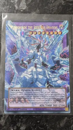 RA05-EN148 Mirrorjade the Iceblade Dragon Extended Art Ultra Rare YuGiOh - Image 1