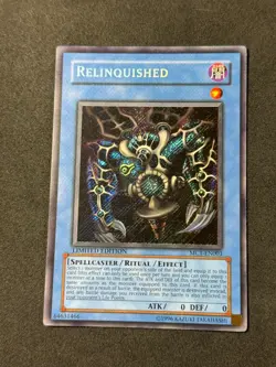 Yugioh Relinquished MC1-EN003 Secret Rare Limited Promo NM - Image 1