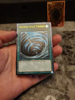 Yu-Gi-Oh! Mystical Space Typhoon (AP08 ULT), NM (SEE DESC). ONLY ONE LEFT!!! - Image 1