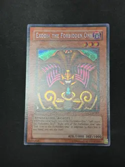 Yugioh Exodia the Forbidden One MC1-EN001 Secret Rare Limited Promo LP - Image 2
