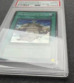 2004 Yu-Gi-Oh! AST Ancient Sanctuary 1st Ed #042 The Sanctuary In The Sky PSA 8 - Image 2