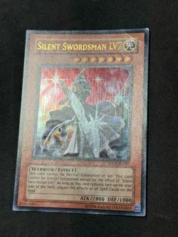 Yugioh Silent Swordsman LV7 WC5-EN001 Ultra Rare Promo MP - Image 2