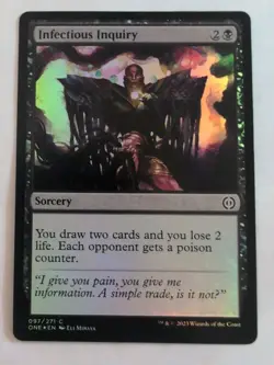 Infectious Inquiry 097/271 All Will Be One Foil NM MTG Card English - Image 1