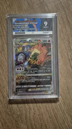 Pokemon TCG SWSH Black Star Promo Charizard VSTAR Ace 9 Mint Holo Card SWSH262 - Image 1