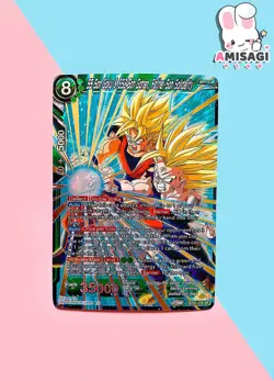 Dragon Ball Trading Card - SS Son Goku & SS2 Son Gohan BT21-079 SR Foil Karte - Image 1