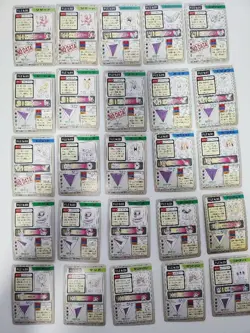 Pokemon 1997 Bandai Carddass Lot 70 Card Japanese Vintage Prism Pikachu LP-MP - Image 3