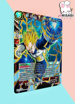 Dragon Ball Trading Card - SS Vegeta, Exploiting Weakness DB1-002 SR Foil Karte - Image 2