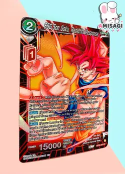 Dragon Ball Trading Card SSG Son Goku Rapidfire Response BT20-003 UC Foil Karte - Image 2