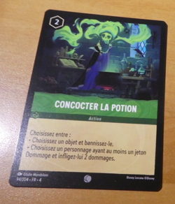 LORCANA TRADING CARD DISNEY CHAPITRE 4 CARTE CONCOCTER 94/204 FR NM - Image 1