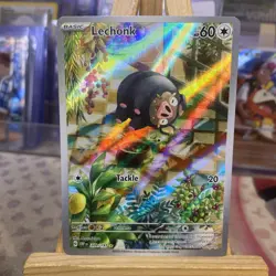 Pokemon TCG Lechonk Card 209/197 Full Art Obsidian Flames - Image 1