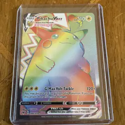 Pokemon Card Pikachu VMAX (Secret) 188/185 Swsh04: Vivid Voltage Holo NM - Image 1