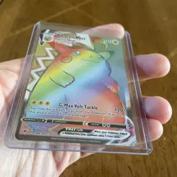 Pokemon Card Pikachu VMAX (Secret) 188/185 Swsh04: Vivid Voltage Holo NM - Image 5