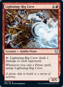 Lightning-Rig Crew - Near Mint MTG Commander Legends - Image 1