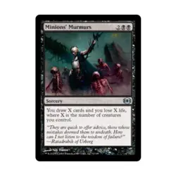 WOTC MtG Future Sight Minions' Murmurs (U) (Foil) EX - Image 1