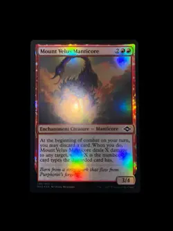 1xFOIL Mount Velus Manticore | MtG Magic Modern Horizons 2 MH2 | English | NM x1 - Image 2