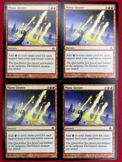 MTG 4X Mana Geyser X4 Fifth Dawn Magic - LP/NM - Image 1