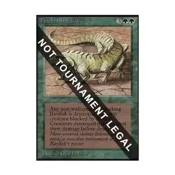WOTC MtG Collector's Ed Thicket Basilisk (CE) (U) NM - Image 1