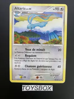 Carte Pokemon Altaria Rare 18/127 / Bloc Platine / Bon Etat FR - Image 2