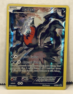 Pokemon 2016 Black Star Promo Full art Holo Darkrai #XY114 MP single card - Image 1