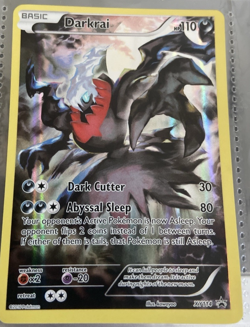 Pokemon 2016 Black Star Promo Full art Holo Darkrai #XY114 MP single card - Image 2