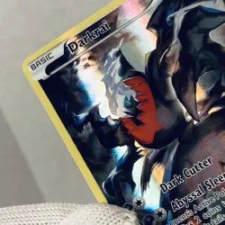 Pokemon 2016 Black Star Promo Full art Holo Darkrai #XY114 MP single card - Image 4