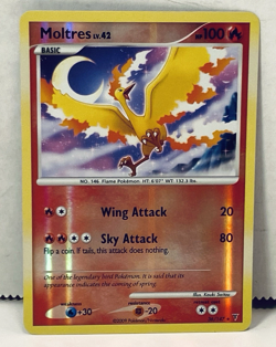 Moltres 36/147 Supreme Victors Reverse Holo Pokemon single card 2009 MP - Image 1