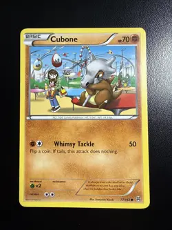 Cubone 77/162 Common BREAKthrough Pokemon Card - Image 1