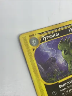 2002 Tyranitar 40/147 Aquapolis Non-Holo Rare Pokemon Card WOTC E-Reader HP/MP - Image 4