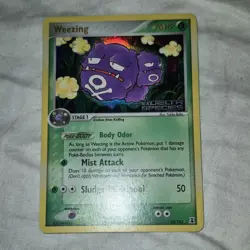 Weezing Rare Holo Delta Species 33/113 Pokemon Card - Image 2