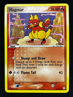 POKEMON MAGMAR 44/109 UNCOMMON TEAM ROCKET RETURNS NM CARD - Image 1