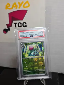Ivysaur - (Master Ball Pattern) 002/165 Sv2a: Pokemon Card 151 Holo (JPN) PSA 10 - Image 1