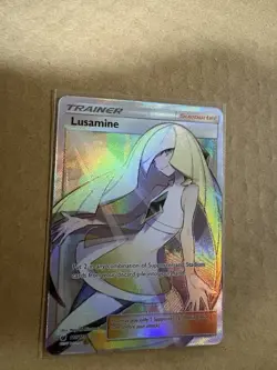 Pokemon Lusamine Trainer Full Art Holo Card 110/111 Crimson Invasion TCG - Image 4