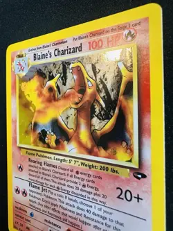 Blaine’s Charizard Holo 2/132 Gym Challenge Error Pokemon Card NM *CENTERED* - Image 5