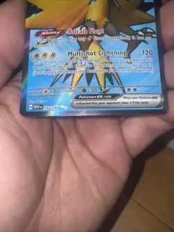 Pokemon Card - Zapdos ex Scarlet & Violet 151 192/165 Ultra Rare Full Art Holo - Image 3