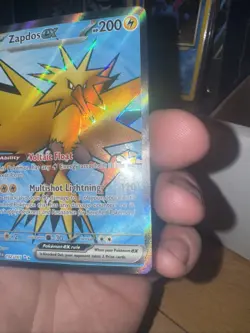 Pokemon Card - Zapdos ex Scarlet & Violet 151 192/165 Ultra Rare Full Art Holo - Image 4
