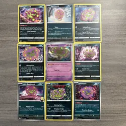 Spiritomb Pokemon Card Collection Lot Of 9 With Holo - Image 1