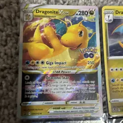 Pokemon Vstar V Ex (4 Card Lot ) Dragon Energy Dragonite - Image 2