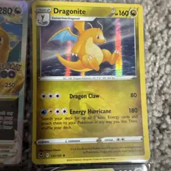 Pokemon Vstar V Ex (4 Card Lot ) Dragon Energy Dragonite - Image 3