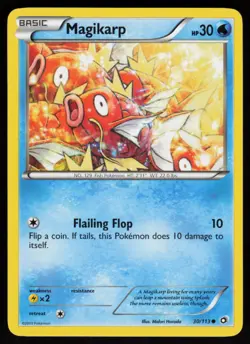 Magikarp 30/113 Legendary Treasures Midori Harada Art Pokemon TCG Card - Image 1